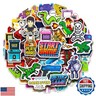 100 Pack Video Game Stickers, Video Game Gamer Party Favors, Birthday Decorations