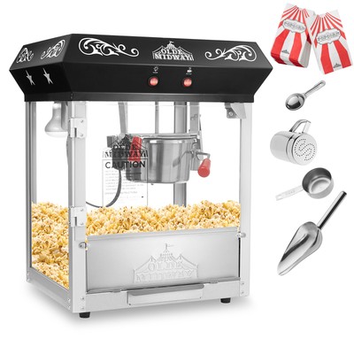 Bar Style Popcorn Machine Maker Popper with 4-Ounce Kettle
