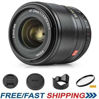 VILTROX 23mm F1.4 STM Auto Focus APS-C Prime Portrait Lens for Sony E Mount Cams