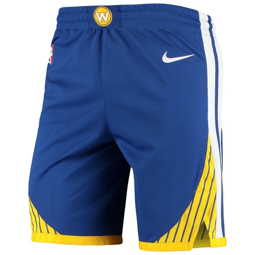 [866383-495] Мужские дорожные шорты Nike NBA Golden State Warriors Aeroswift Authentic Road
