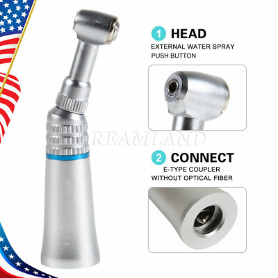 SEASKY Dental Low Speed Handpiece Straight Contra angle Push Air Motor 2/4H