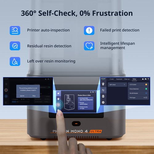 ANYCUBIC Photon Mono 4 Ultra 10K COB Resin 3D Printer 70mm/s High Speed Print