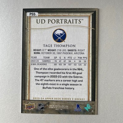 2023 Upper Deck Series 2 #P55 Tage Thompson UD Portraits