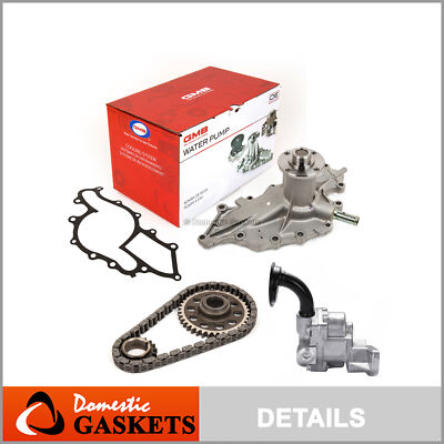 Timing Chain Kit Water Oil Pump Fits 99-08 Mazda B3000 Ford Ranger 3.0 OHV VIN U