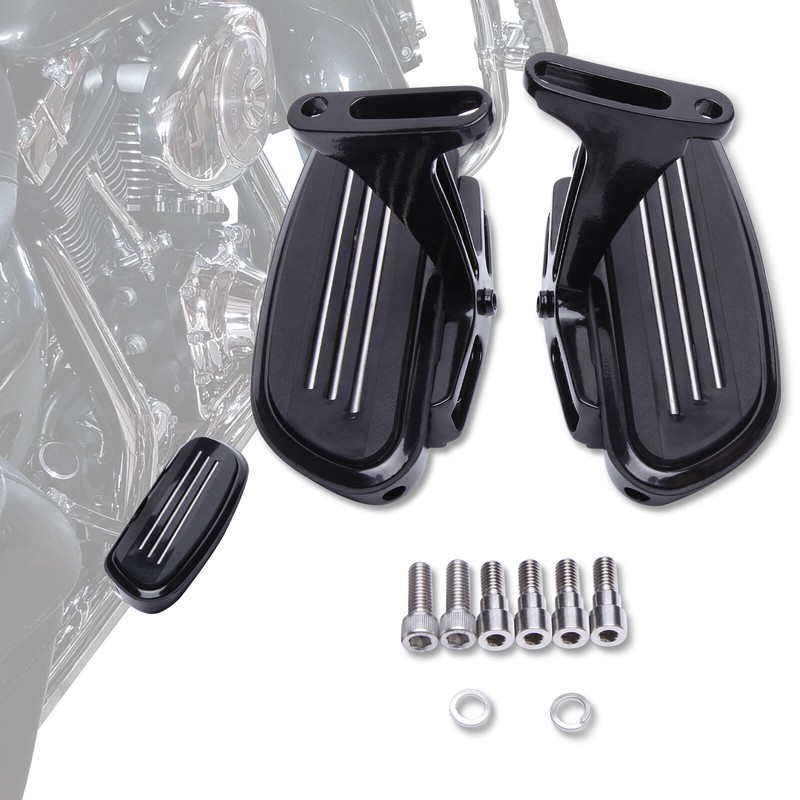 Black Passenger Floorboard For Harley Street Glide Special 2020 2019