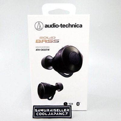Audio-Technica TWS wireless Bluetooth earphones black ATH-CKS5TW-BK NEW