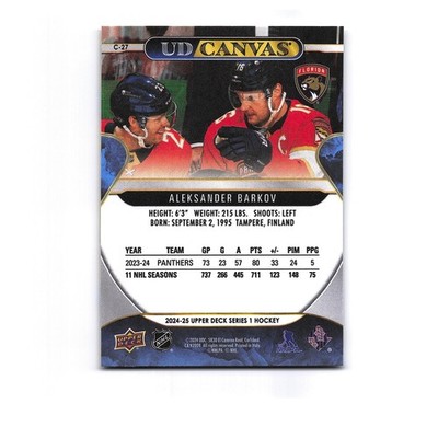 2024 Upper Deck Series 1 #C-27 Aleksander Barkov UD Canvas