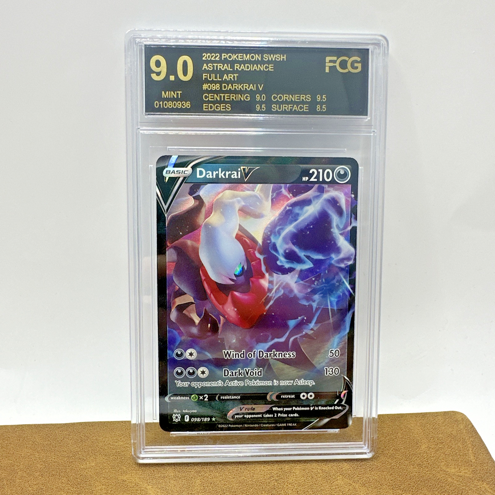 2022 Pokemon Darkrai V 098/189 Astral Radiance Full Art