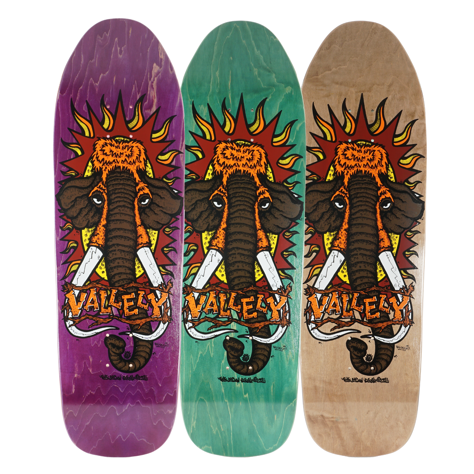 90s New deal skateboards MIKE VALLELY L