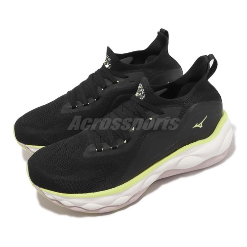 

Mizuno Wave Neo Ultra черный, белый, зеленый, мужские шоссейные кроссовки J1GC2234-53, Wave Neo Ultra