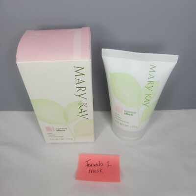 New In Box Mary Kay Botanical Effects Formula 1 Mask Full Size 4 oz ~ Fast Ship