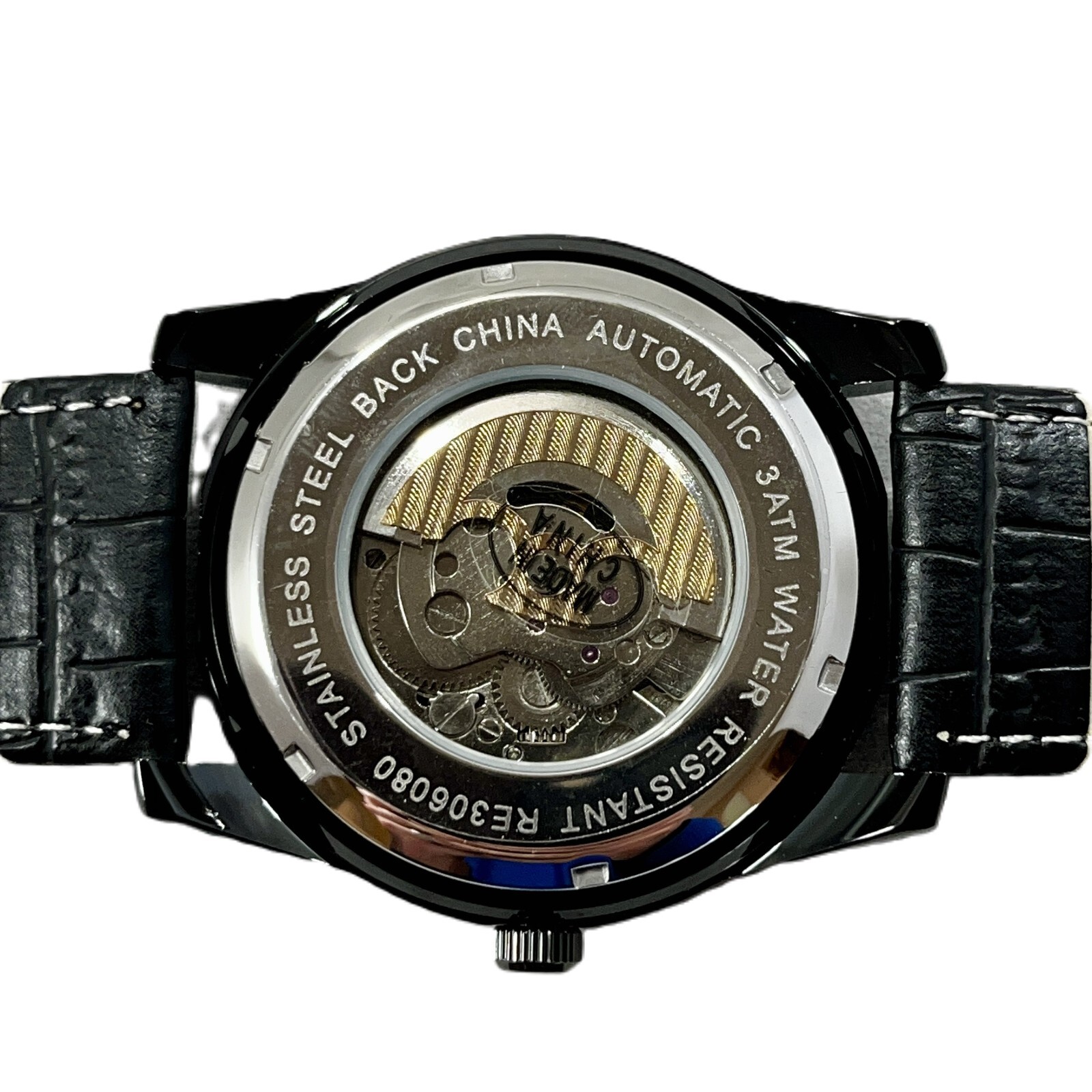 Pre-owned Croton Men's Watch Reliance Automatic Timepiece 306080 Black