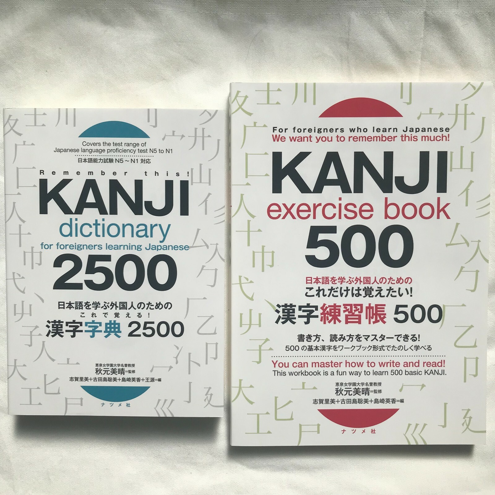 Kanji Dictionary 2500 & KANJI Exercise Book 500 for