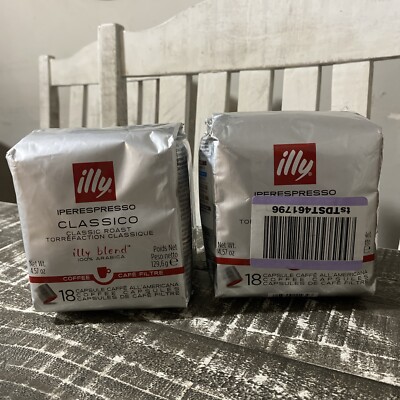 ILLY IPERESPRESSO CLASSICO Coffee Capsules 36 Total Count Espresso Pods