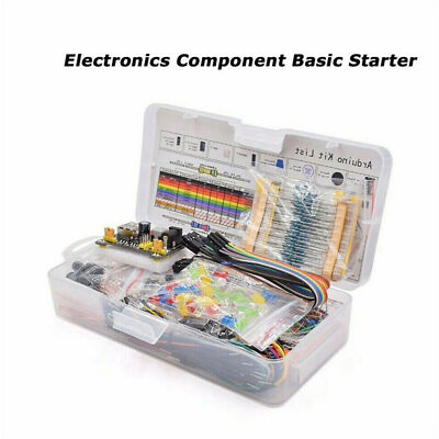 Electronics Component Basic Kit with 830 tie-points Breadboard Resist J3E5