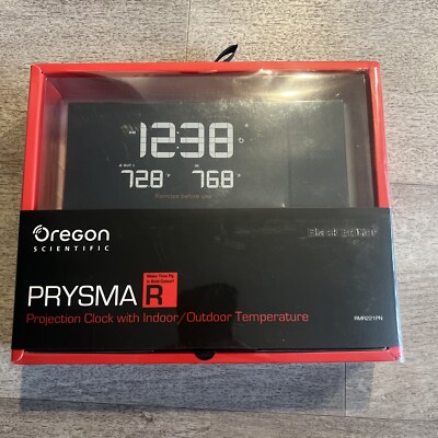 Oregon Scientific Atomic Projection Alarm Clock  Indoor/ Outdoor Temp