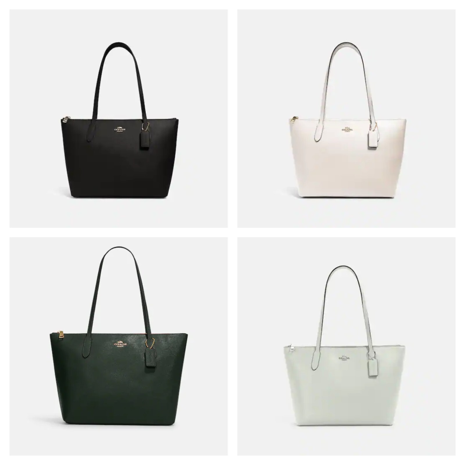 A4OK☆COACH☆CITY ZIP TOTE グロスグレイン・レザー A4OK☆COACH☆CITY ZIP TOTE グロスグレイン・レザー (Coach
