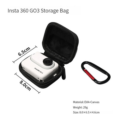 EVA Carry Case for Insta360 GO3 Action Camera Accessories Protective Cover Pouch
