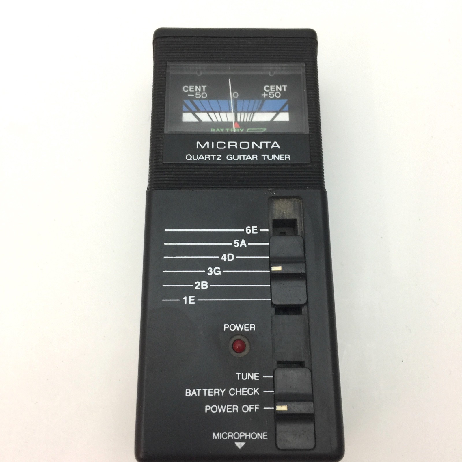 Micronta Quartz Guitar Tuner 63-607A Tested