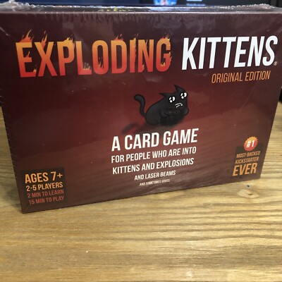 2018 EXPLODING KITTENS Original Edition The Card Game - Brand New Factory Sealed