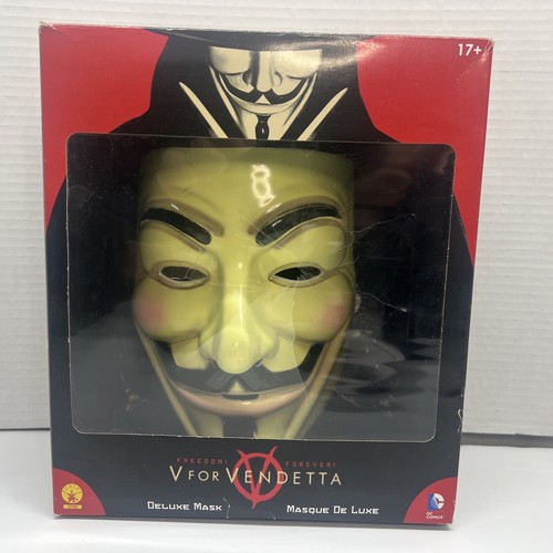 v for vendetta 公式レプリカマスク Replica V for Vendetta Mask Deluxe Edition Masque De Luxe