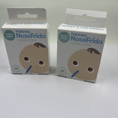 2 boxes NoseFrida hygiene filters Snot Sucker 40 filters total