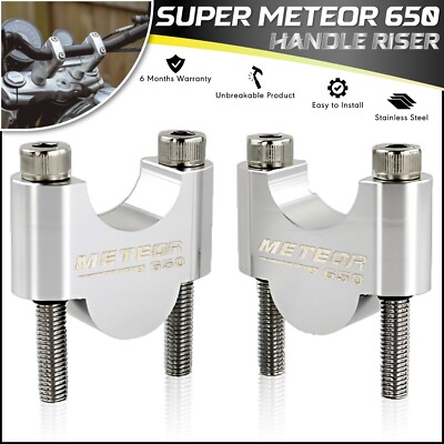 Bike Handle Riser/Raiser Handlebar Height Riser Compatible with Super Meteor 650