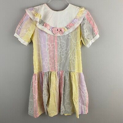 L.A. TOUCH Vintage Pastel Dress Girl's 12