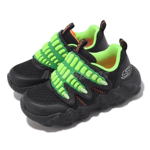 

Повседневная обувь для малышей Skechers LIL Saurus-Claw Hunter Black Lime 402282-NBKLM, Черный, Lil Saurus-claw Hunter