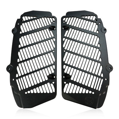 BULLET PROOF DESIGNS KTM/HUSQVARNA/GASGAS RADIATOR GUARDS 17-23 BLACK 