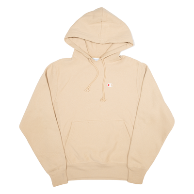 Beige champion reverse weave hoodie sales