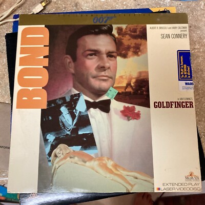 James Bond 007 Goldfinger (Laserdisc) Criterion HTF RARE OOP BLOCKBUSTER LOOK