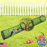 ITENT Collapsible Cat Play Tunnel and House - 2 Tunnels + Cube for Indoor and Outdoor, Easy to Connect with Cat Tent