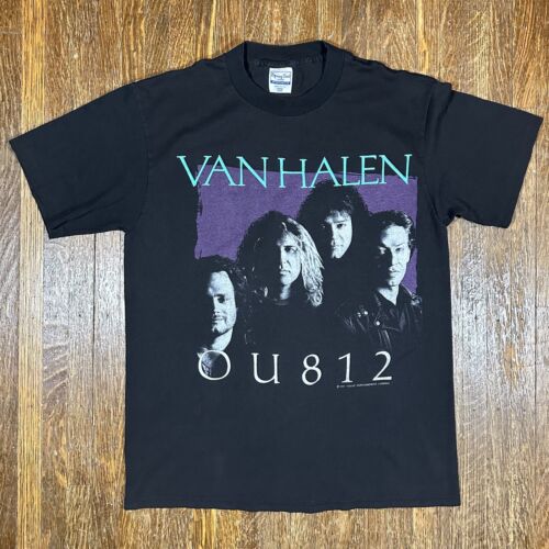 Van Halen OU812 Original Vintage 1988 Tour T-Shirt Large | eBay Van Halen OU812 Original Vintage 1988 Tour T-Shirt Large | eBay