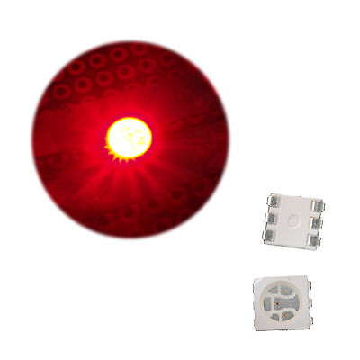200 X 5050 Super Power Smt SMD 3 Chips Led Leuchte Lampe Birne Leuchtend Rot