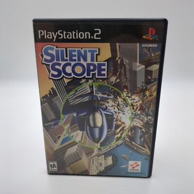 SILENT SCOPE PLAYSTATION 2 PS2 VIDEO GAME COMPLETE WITH MANUAL TESTED