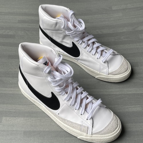 Nike Blazer Mid '77 Vintage White Black Men's Shoes Sz 9.5