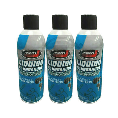 Johnsens 6762 Starting Fluid - 10.7 oz., Pack of 3
