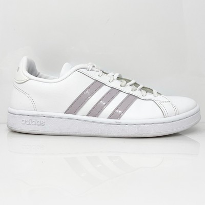 

Adidas Womens Grand Court EE7465 Белая повседневная обувь Кроссовки Размер 7, Белый, Grand Court