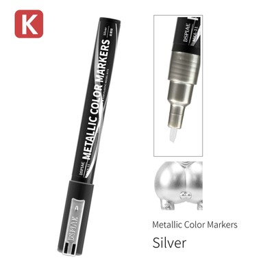 DSPIAE Metallic Color Markers - Silver - Scenery Diorama Wargaming Warhammer