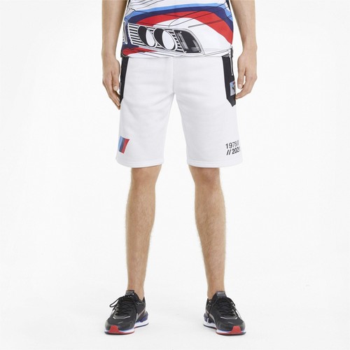 

[599488-02] Мужские спортивные шорты Puma BMW Motorsport Street 11 дюймов, Белый