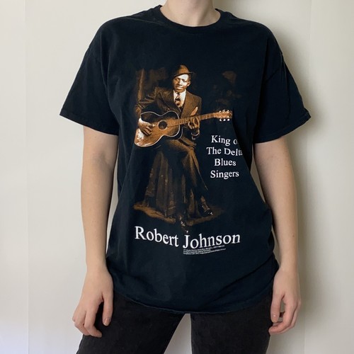 robert johnson Tシャツ　S　blues　グレー robert johnson Tシャツ S blues グレー Robert Johnson T-Shirt