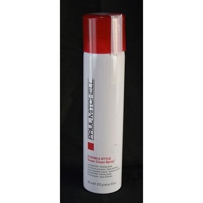 Paul Mitchell Flexible Style Super Clean Spray Finishing Spray Aerosol 9.5oz NEW