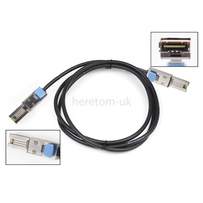 3FT 1M Mini SAS SFF-8088 to SFF-8088 External Multila Cable Mini SAS 26P