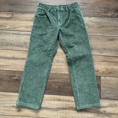 Corduroy Pants Mens Size 28 x 29 Olive Green Fashion Bottoms Amazon Essentials