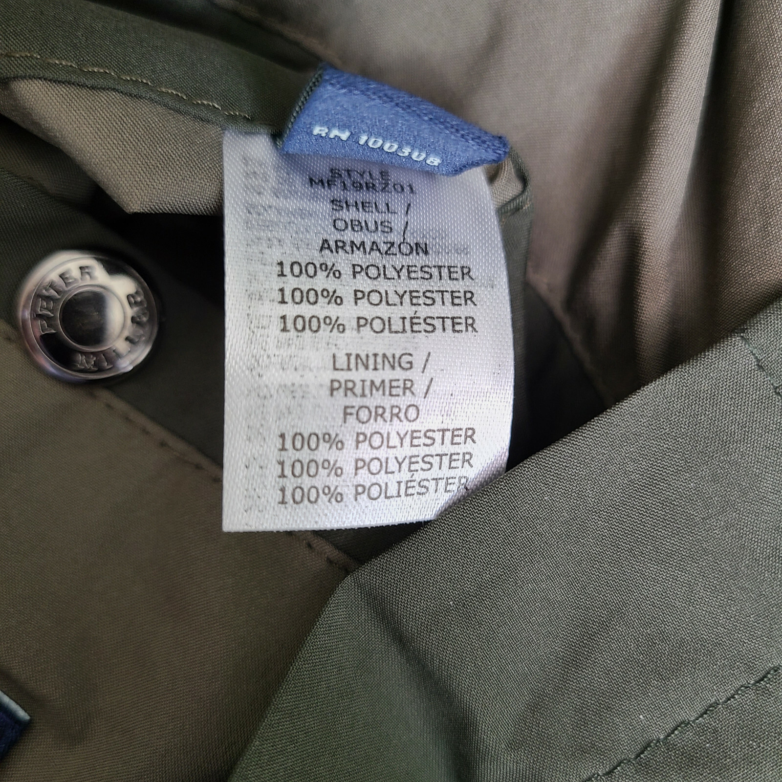 Pre-owned Peter Millar Men Large Xl Flex Discovery $798 All Weather Rain Jacket Hood Green