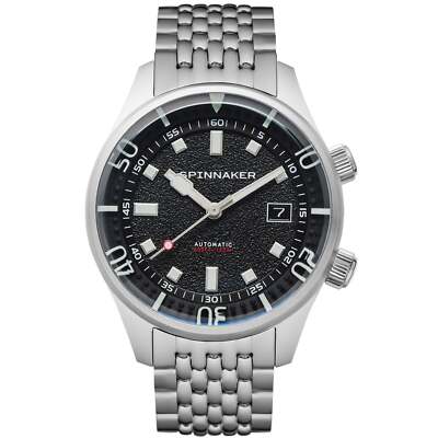 Pre-owned Spinnaker Bradner Automatic Silver Black