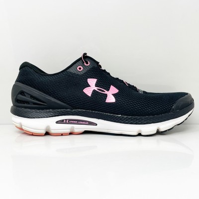 

Кроссовки для бега Under Armour Womens Charged Gemini 3023277-001 Черные 10, Черный, Charged Gemini