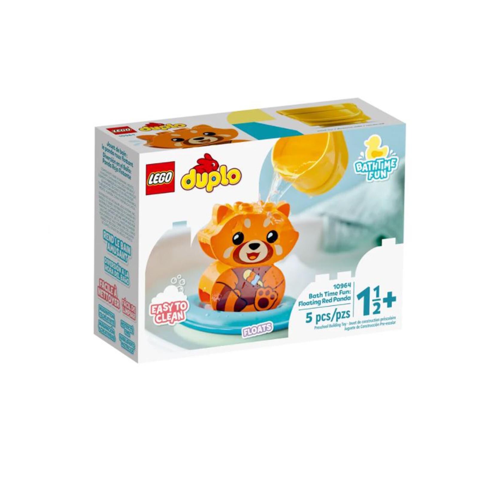 Конструктор LEGO Duplo Время купания с плавающей Красной Пандой 10964 НОВЫЙ В НАЛИЧИИ