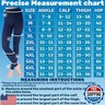 Extra Wide Compression Leggings for Women 20-30mmHg - Footless Compression Support Stockings for Edema, Arthritis, Swelling, Varicose Veins - Navy, 5X-Large - A717NV8